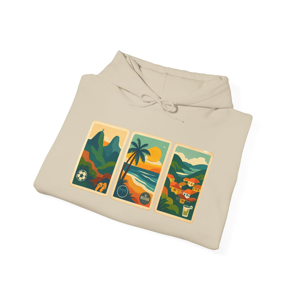 Brazil Holiday, Carnival, Rio De Janeiro Unisex Heavy Blend™ Hooded Sweatshirt