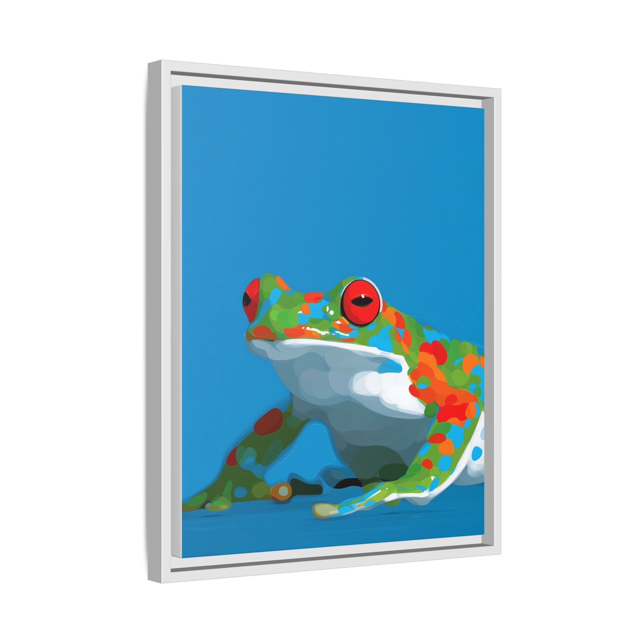 Mosaic Frog: Geometric Wildlife Art, Colorful Amphibian Print   |    Custom Orders Available