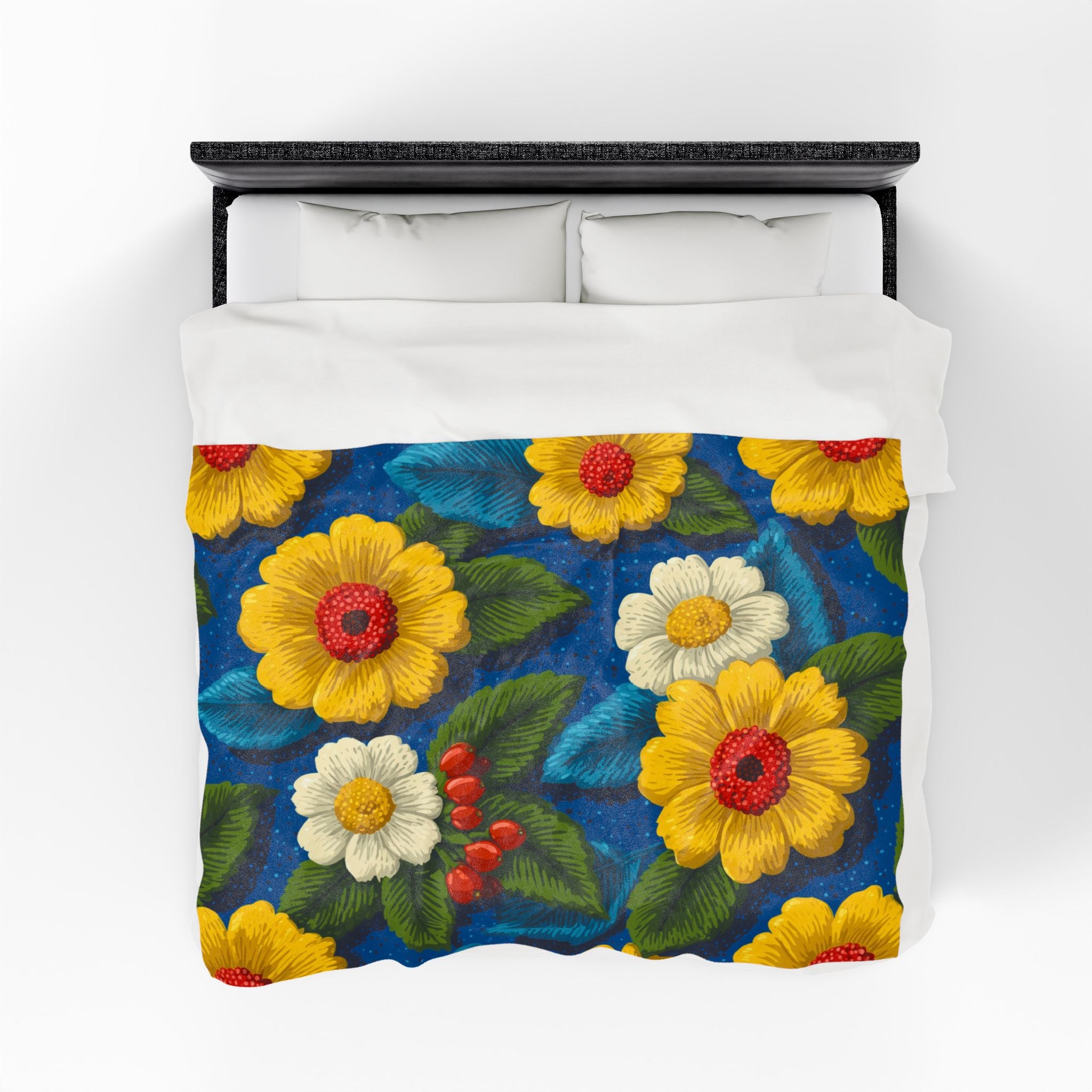 Floral Symphony: Vibrant Daisy Burst, Graphic Botanical Design   |   Custom Orders Accepted