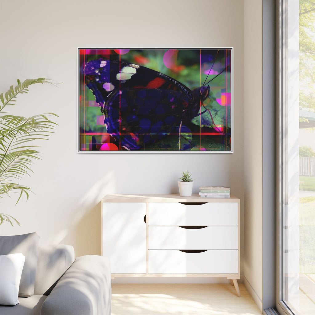 Metamorphic Glitch: Digital Nature Remix, Butterfly Geometric Distortion   |    Custom Orders Available