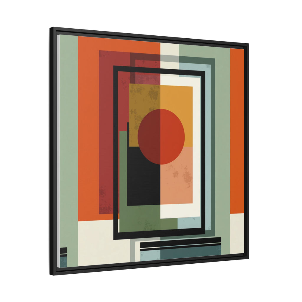 Geometric Harmonies: Mid-Century Modern Composition, Constructivist Inspiration, Abstract Rectangular Interplay   |   Custom Orders Accepted