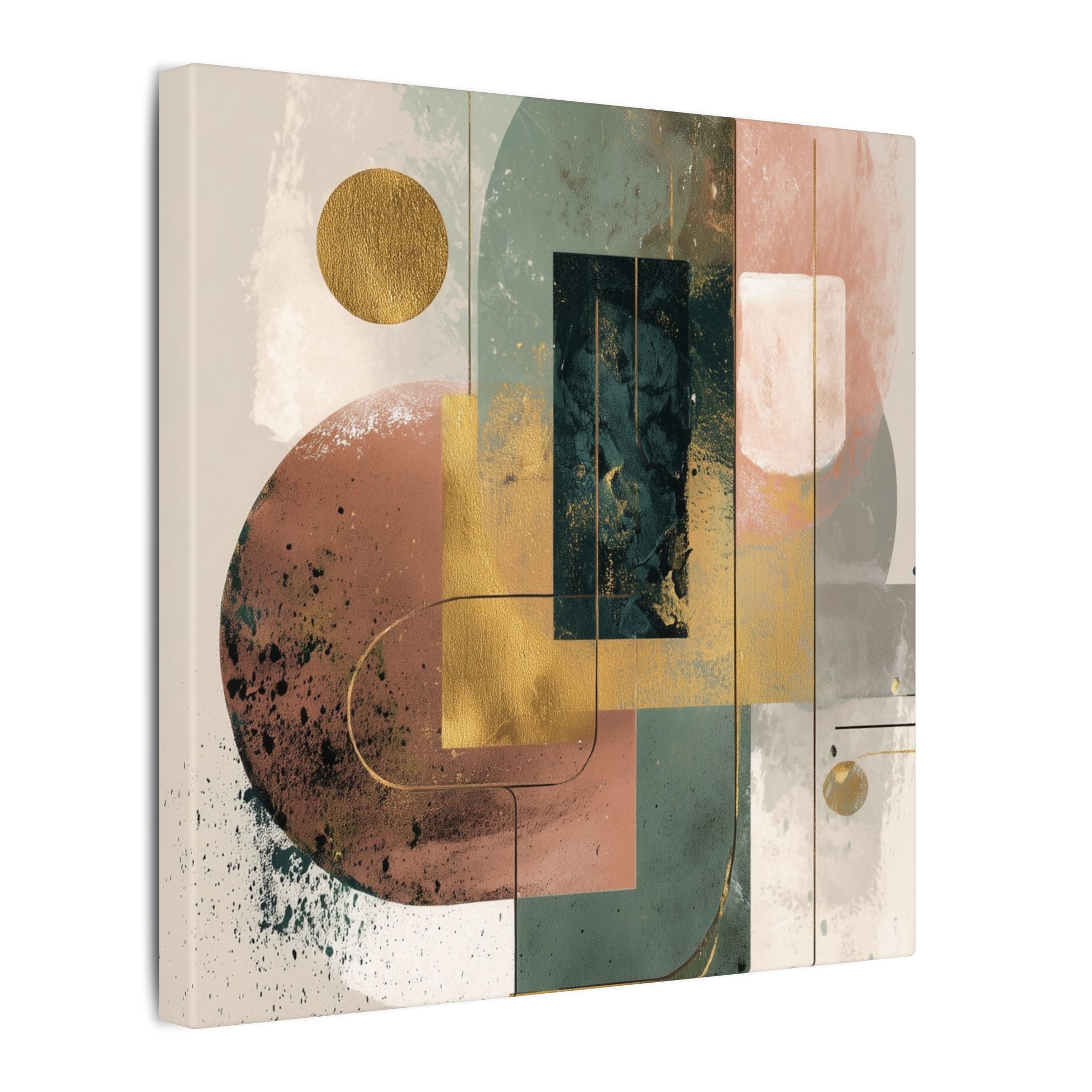 Geometric Harmony: Abstract Composition, Modernist Minimalism, Ethereal Design Layers   |   Custom Orders Accepted