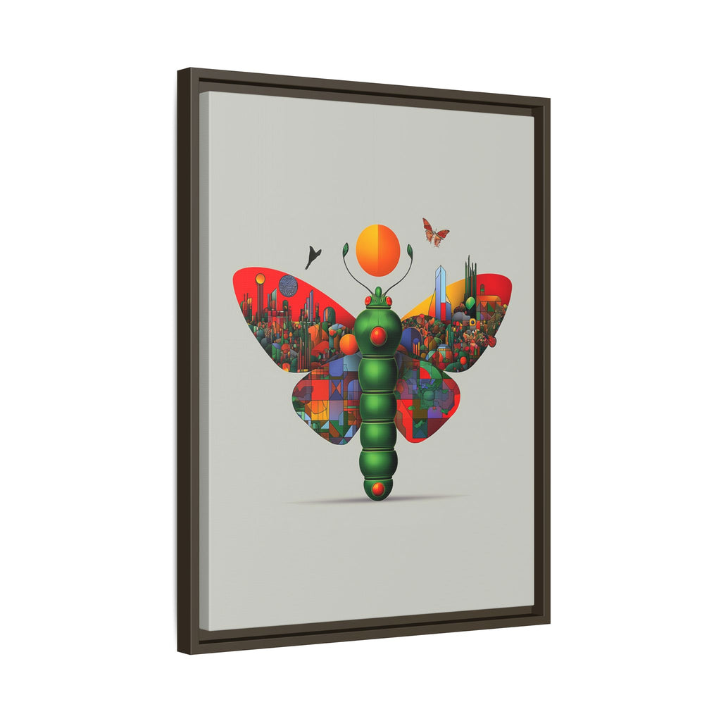 Urban Metamorphosis: Geometric Butterfly Cityscape, Cubist Digital Illustration   |    Custom Orders Available