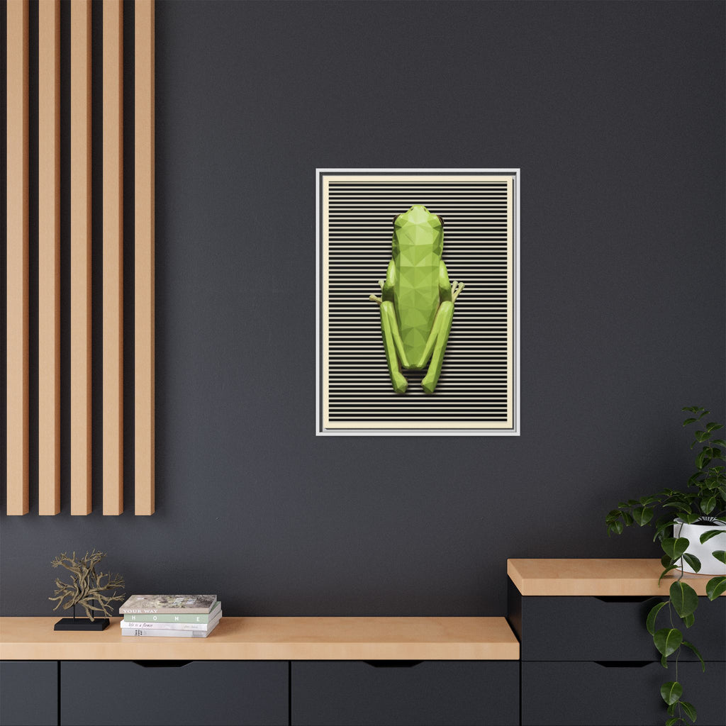 Geometric Amphibian: Low-Poly Frog Design, Digital Art Minimalism   |  Personalized & Custom Orders Available