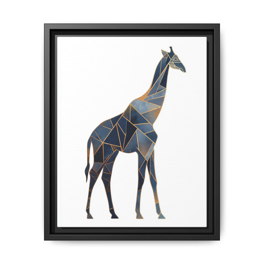 Geometric Giraffe Framed Print : Polygonal Wildlife Art, Modern Mosaic Design   |  Personalized & Custom Orders Available
