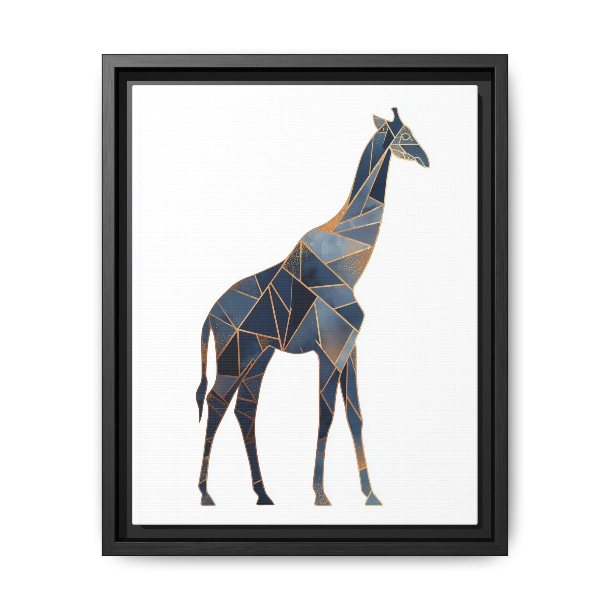 Geometric Giraffe Framed Print : Polygonal Wildlife Art, Modern Mosaic Design   |  Personalized & Custom Orders Available
