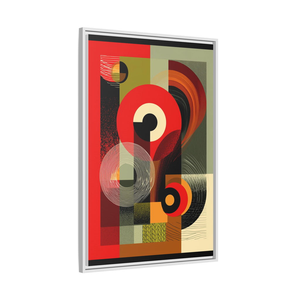 Chromatic Geometrics: Abstract Constructivist Composition, Modernist Color Blocking, Layered Circular Forms   |   Custom Orders Accepted