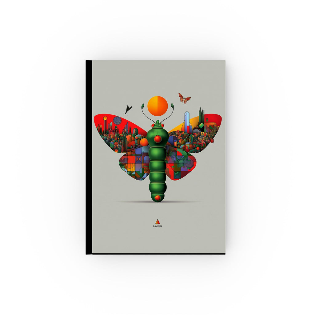Personalized Geometric Butterfly Journal: Digital Mosaic Insect Design Personalized Journal   |    Custom Orders Accepted