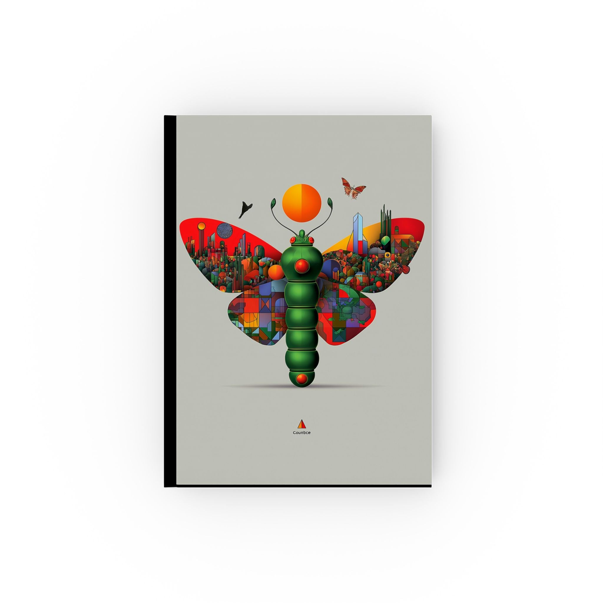 Personalized Geometric Butterfly Journal: Digital Mosaic Insect Design Personalized Journal   |    Custom Orders Accepted