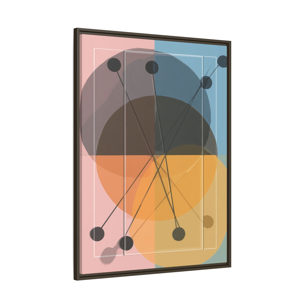 Geometric Intersections: Pastel Quadrants, Mid-Century Minimalism, Network Nodes   |   Custom Orders Accepted