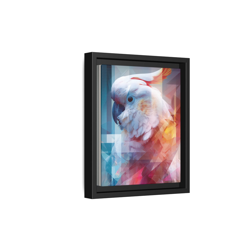 Fractured Cockatoo: Geometric Wildlife Portrait, Low-Poly Digital Art   |    Custom Orders Available