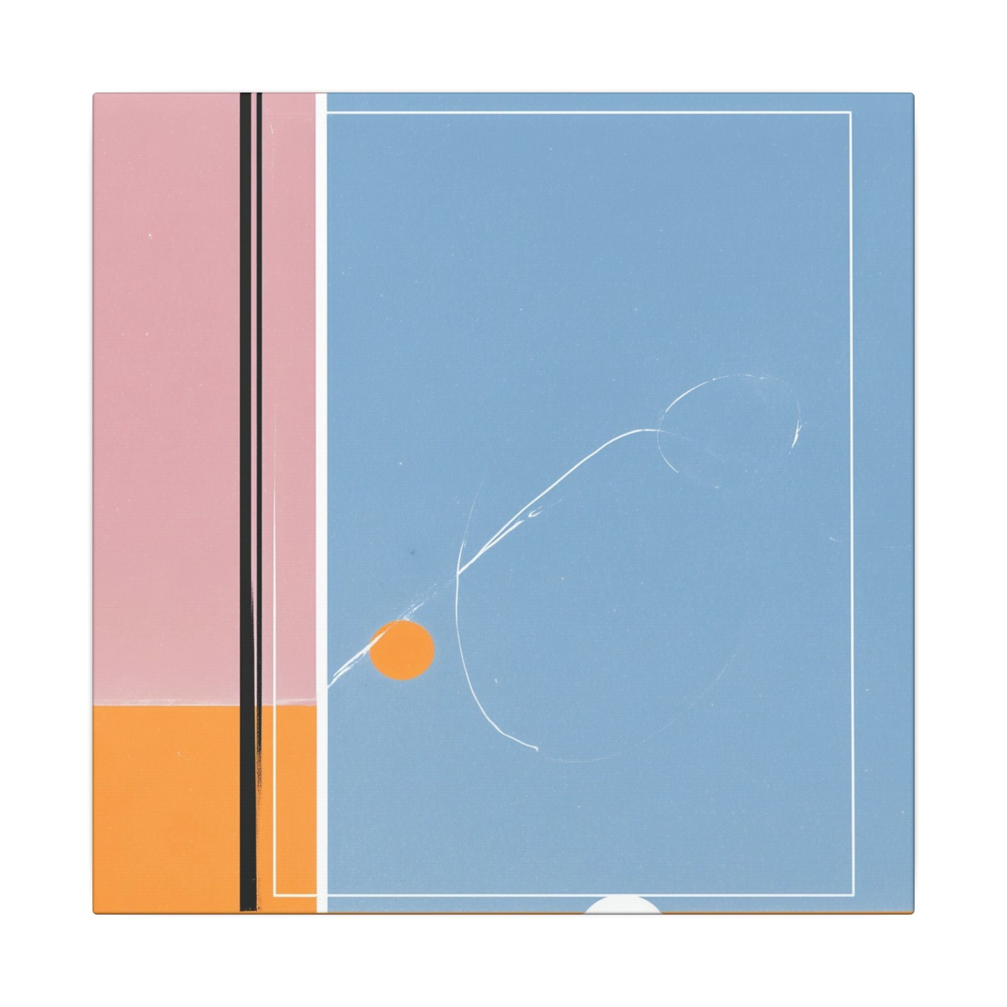 Geometric Harmony: Abstract Minimalist Composition, Modernist Color Fields, Constructivist Design Principles   |   Custom Orders Accepted