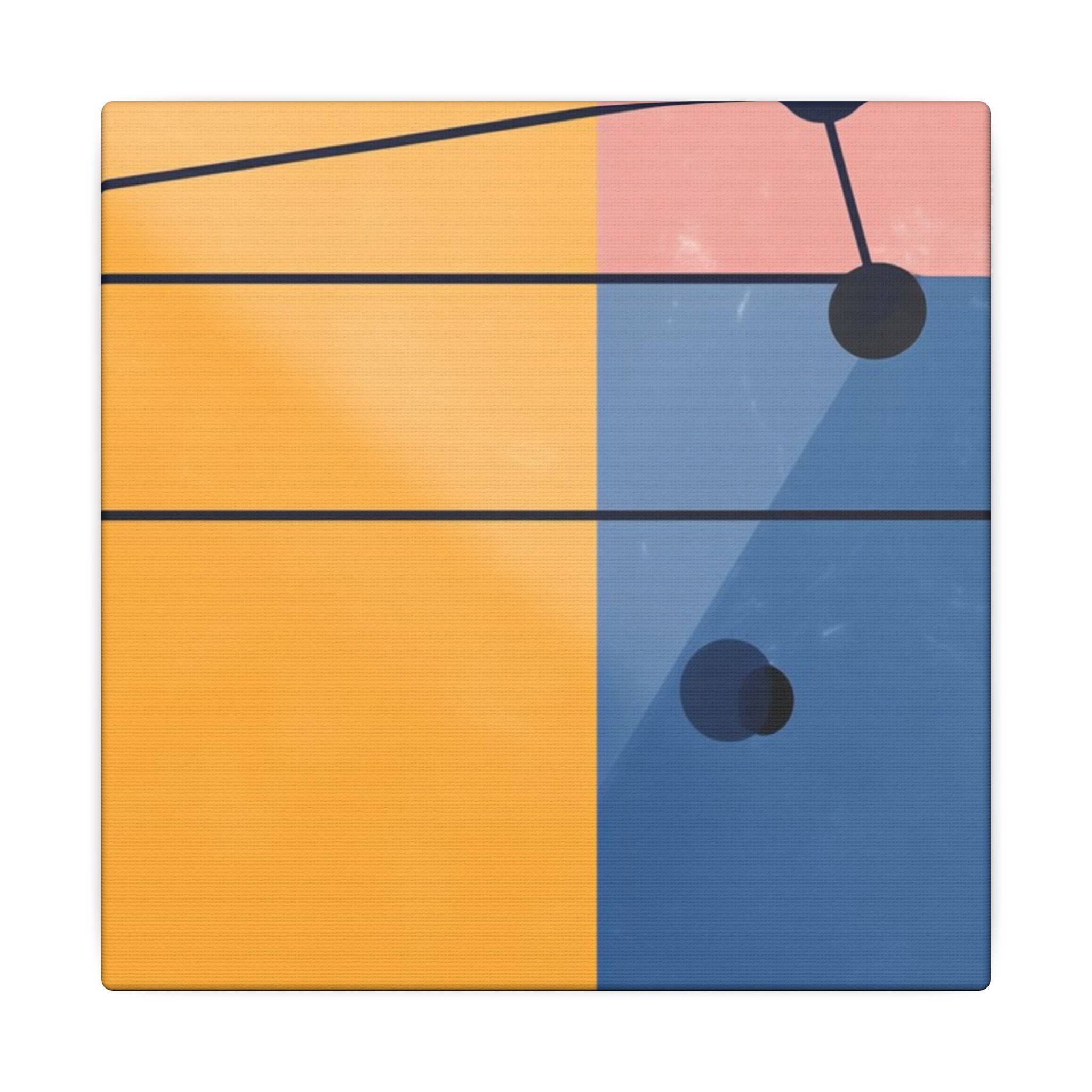 Geometric Harmony: Minimalist Color Blocks, Digital Abstract Design, Structural Contemporary Art   |   Custom Orders Accepted