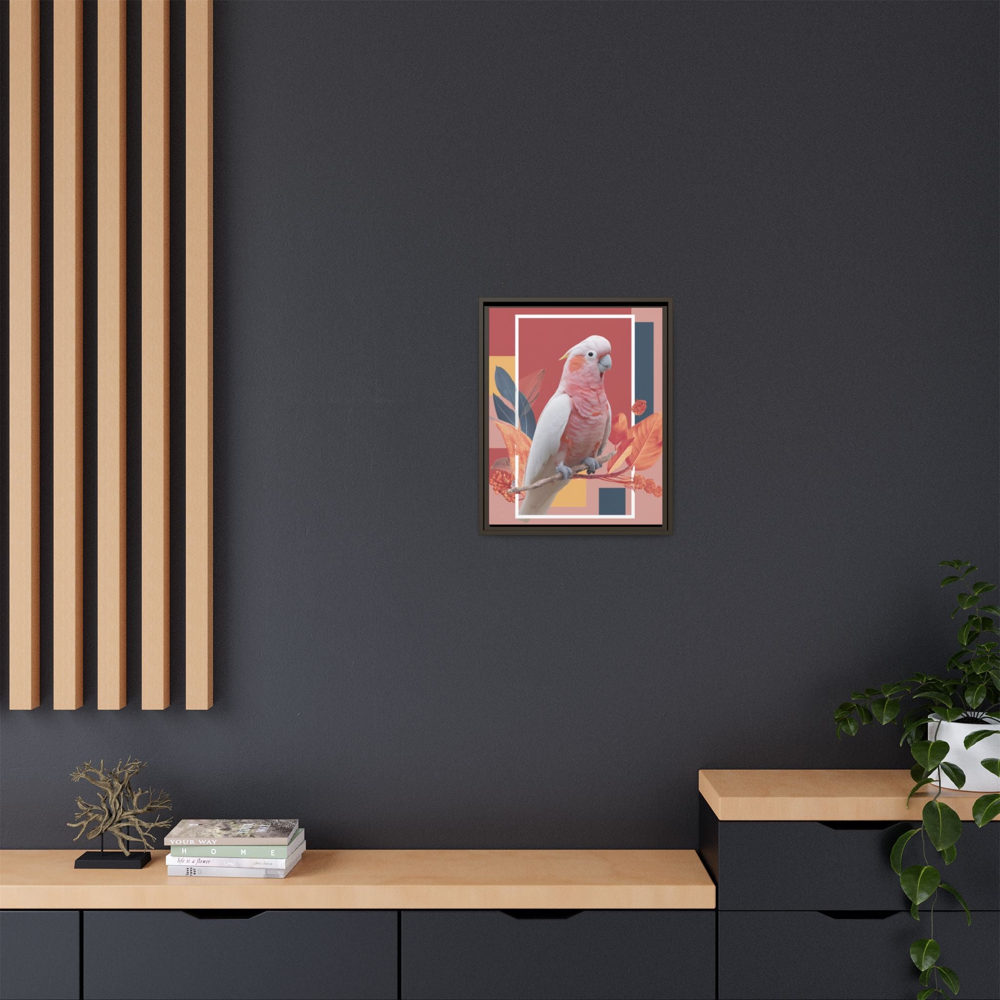 Geometric Cockatoo: Prismatic Wildlife Portrait, Modern Avian Art Series   |    Custom Orders Available