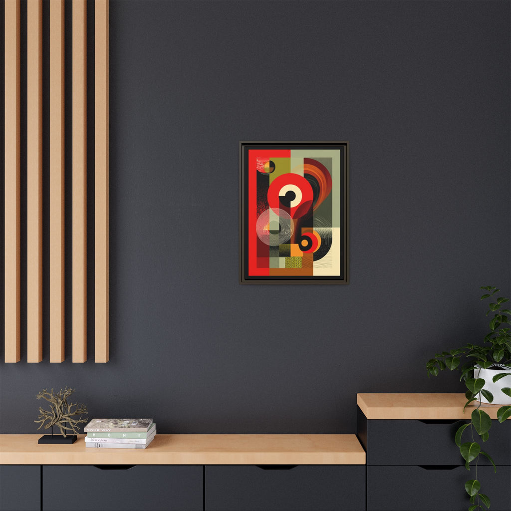 Chromatic Geometrics: Abstract Constructivist Composition, Modernist Color Blocking, Layered Circular Forms   |   Custom Orders Accepted