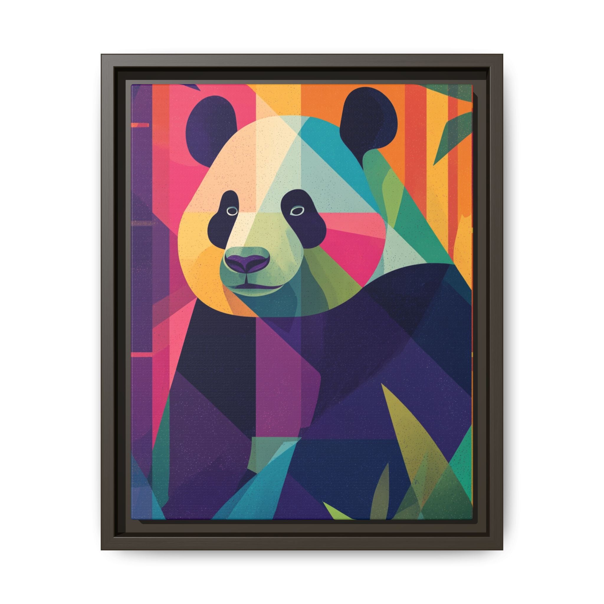 Geometric Panda: Mosaic Wildlife Portrait, Digital Polygonal Art   |  Personalized & Custom Orders Available
