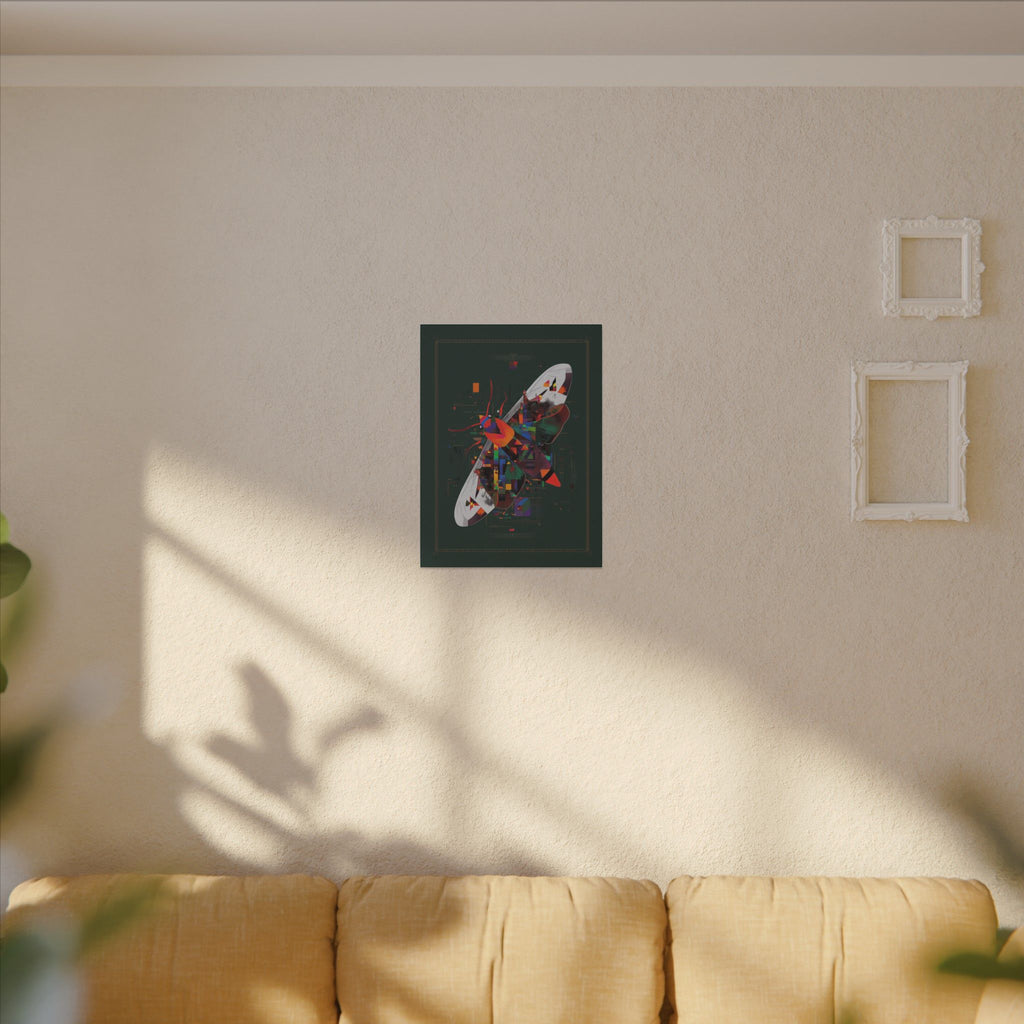 Geometric Butterfly: Digital Fragmentation, Chromatic Abstract Design   |    Custom Orders Available