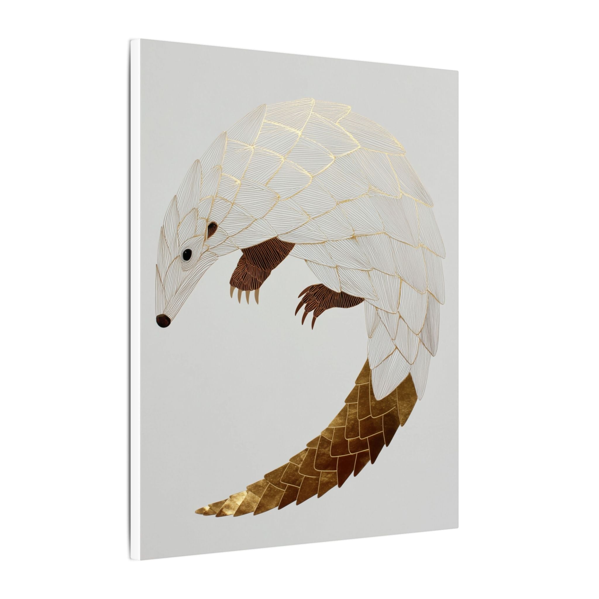 Geometric Hedgehog: Layered Minimalist Wildlife, Architectural Art Style   |    Custom Orders Available