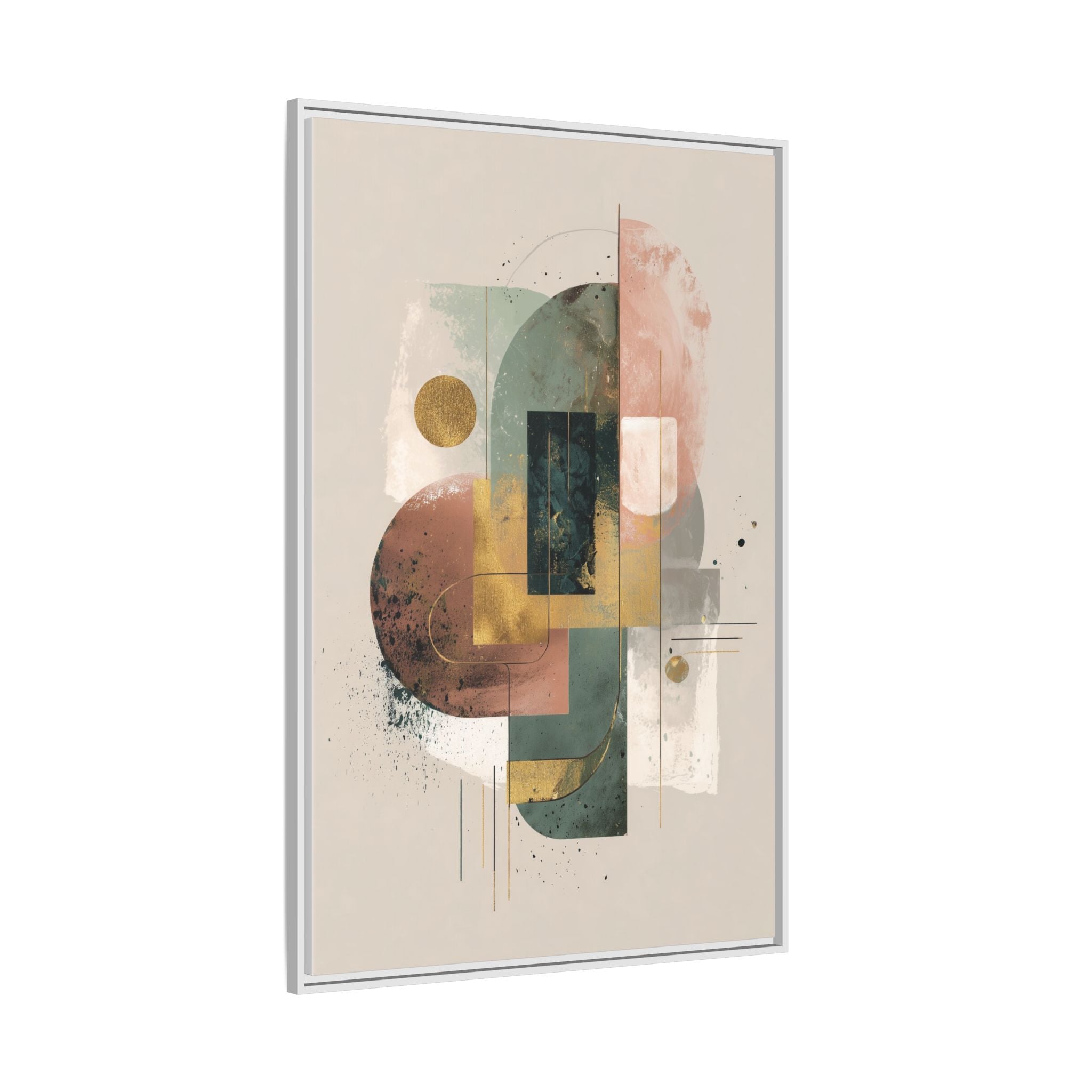 Organic Geometries: Fragmented Forms, Digital Abstract Composition, Layered Minimalist Art   |   Custom Orders Accepted