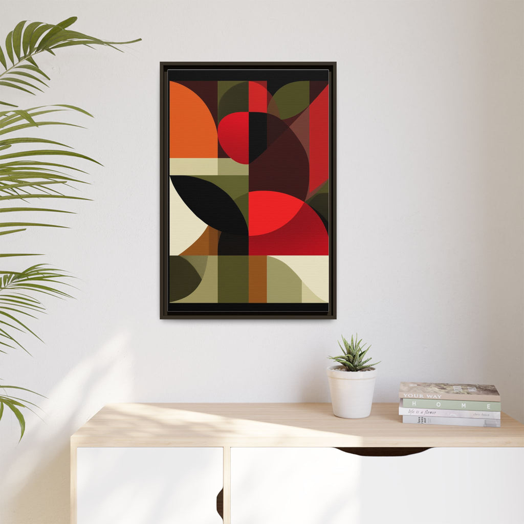 Geometric Fusion: Modern Abstract Composition, Cubist Color Blocks, Architectural Form Harmony   |   Custom Orders Accepted