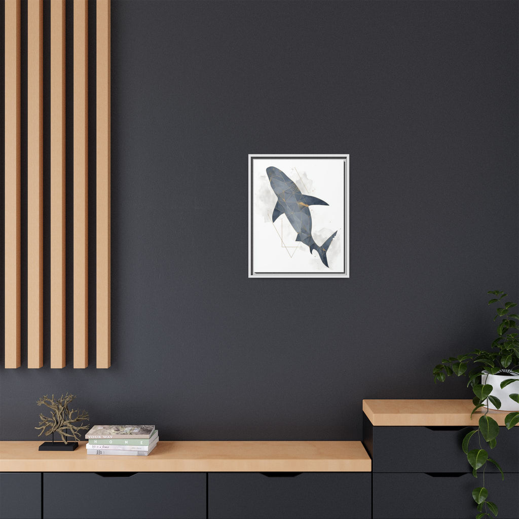 Aquatic Geometry: Shark Polygon Abstraction, Oceanic Digital Art   |  Personalized & Custom Orders Available