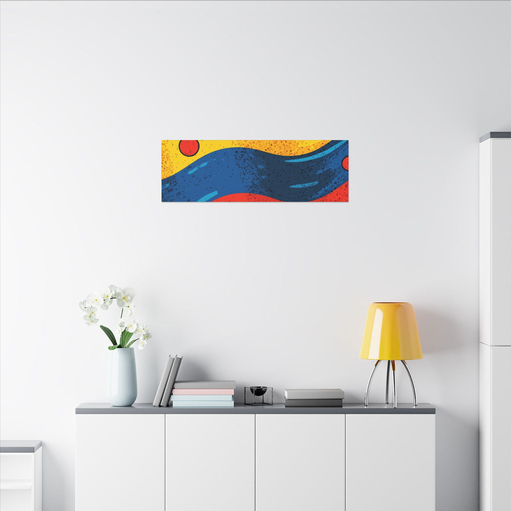 Fluid Dynamics: Retro Abstract Shapes, Mid-Century Modern Motion, Geometric Color Waves   |   Custom Orders Accepted