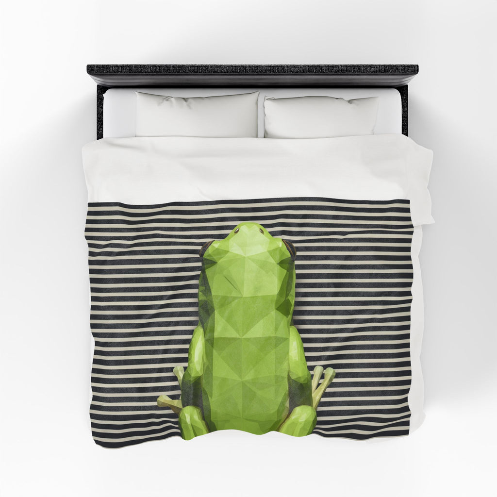 Crystalline Frog: Geometric Digital Art, Low-Poly Nature Illustration   |    Custom Orders Available