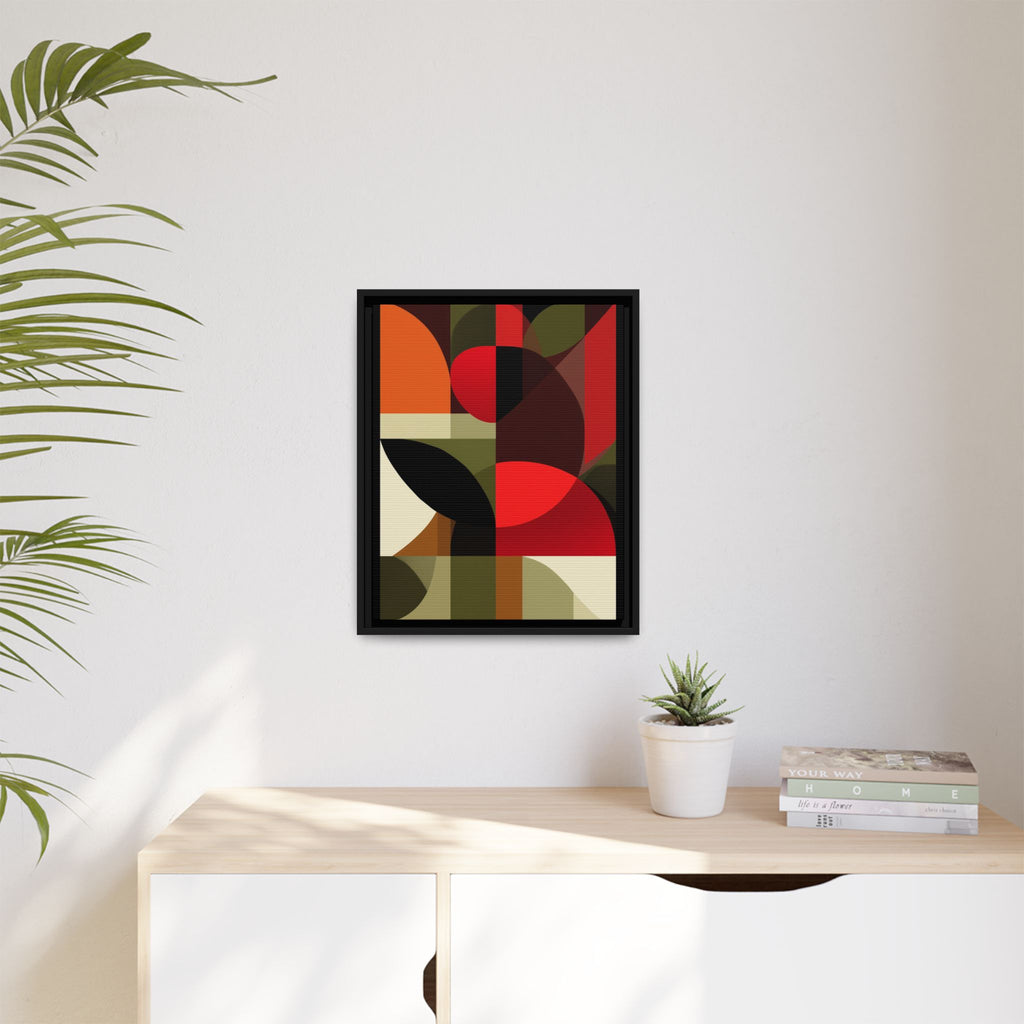 Geometric Fusion: Modern Abstract Composition, Cubist Color Blocks, Architectural Form Harmony   |   Custom Orders Accepted