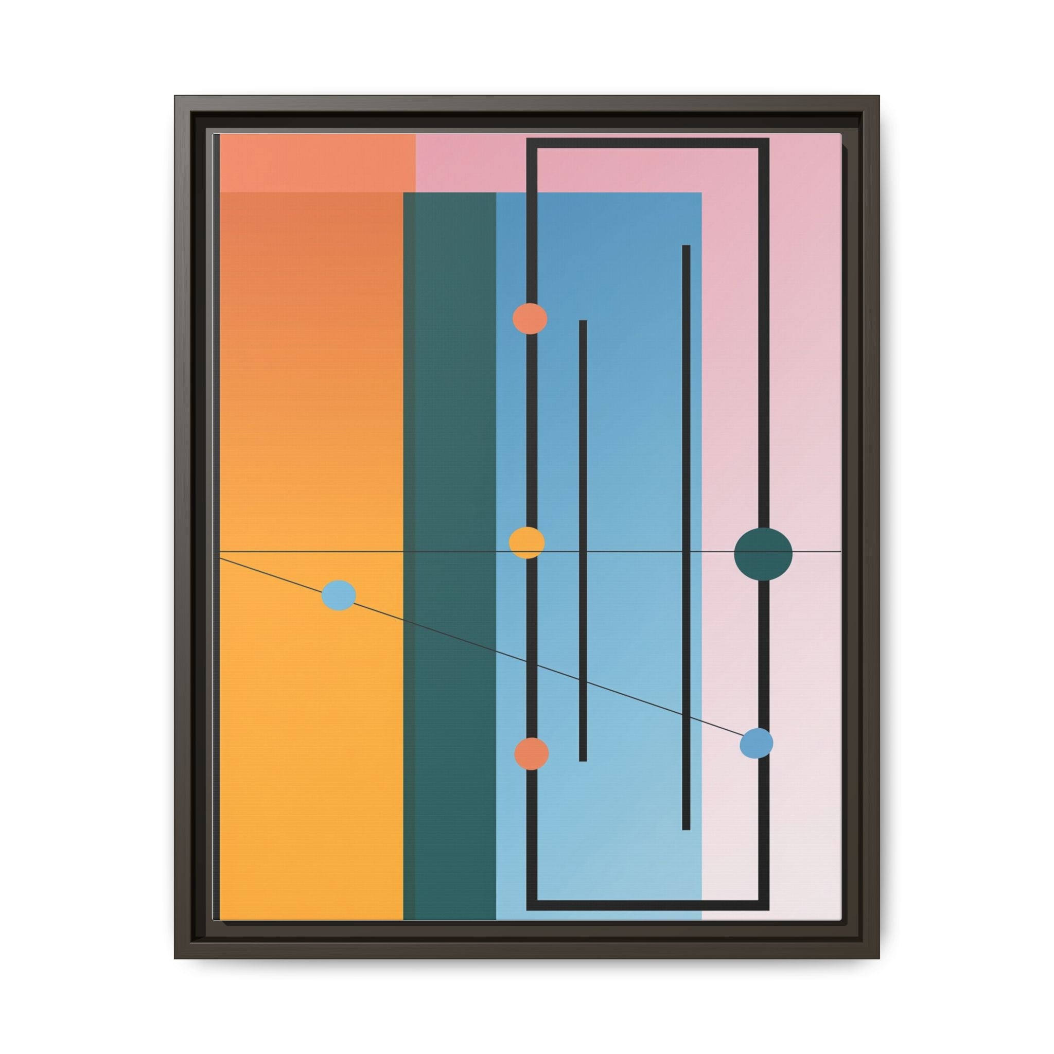 Geometric Harmony: Constructivist Color Planes, Modernist Composition, Abstract Spatial Rhythm   |   Custom Orders Accepted