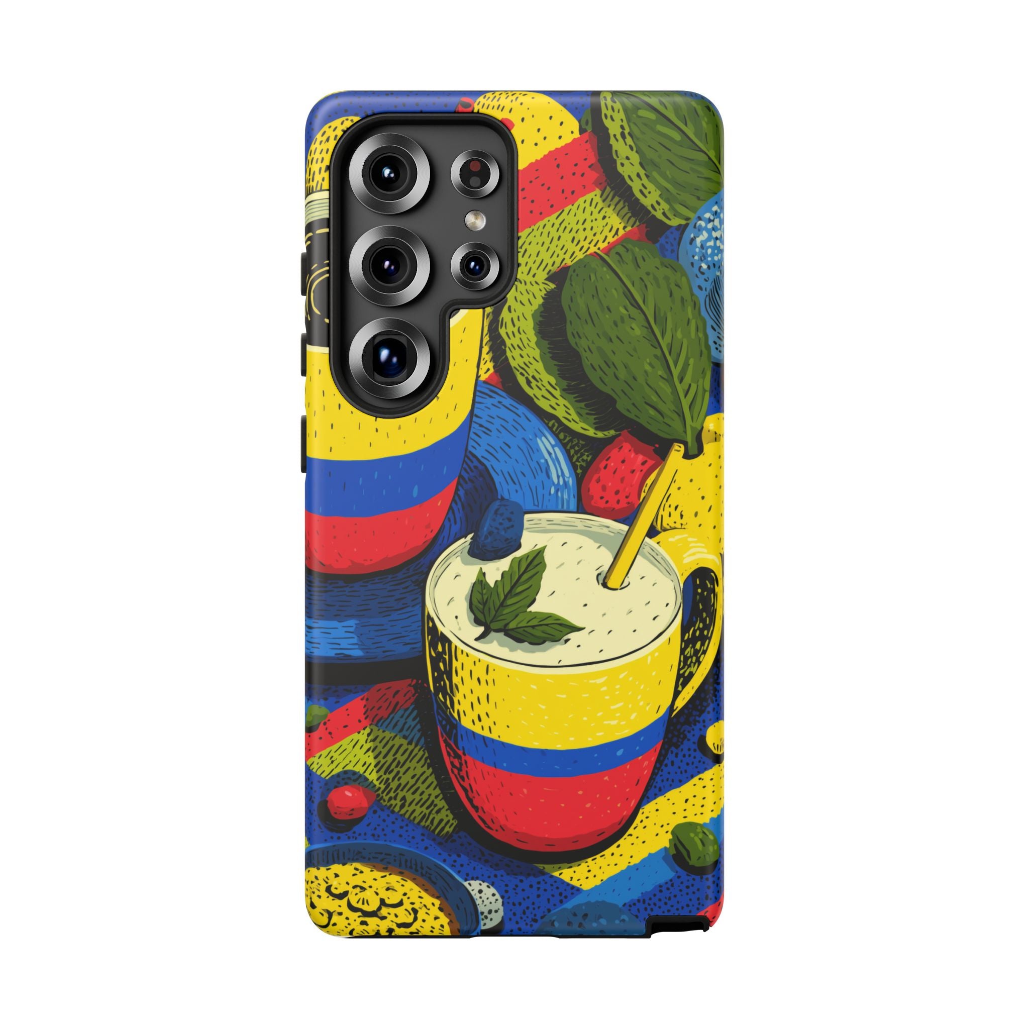 Vibrant Phone Case for Tough Cases | Colorful Colombian Art, Unique Gift, Trendy Accessory, Summer Style, Festival Must-Have