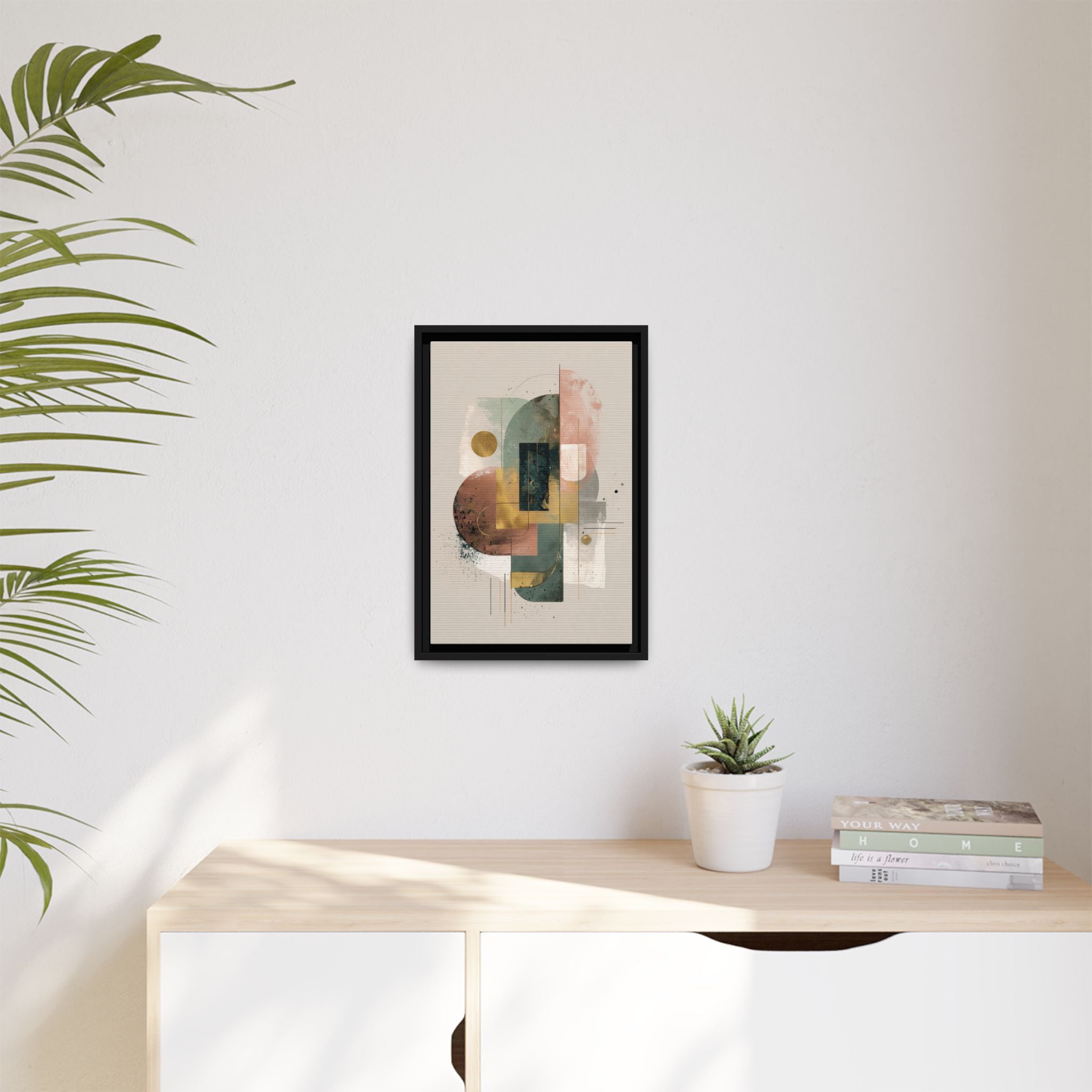 Organic Geometries: Fragmented Forms, Digital Abstract Composition, Layered Minimalist Art   |   Custom Orders Accepted