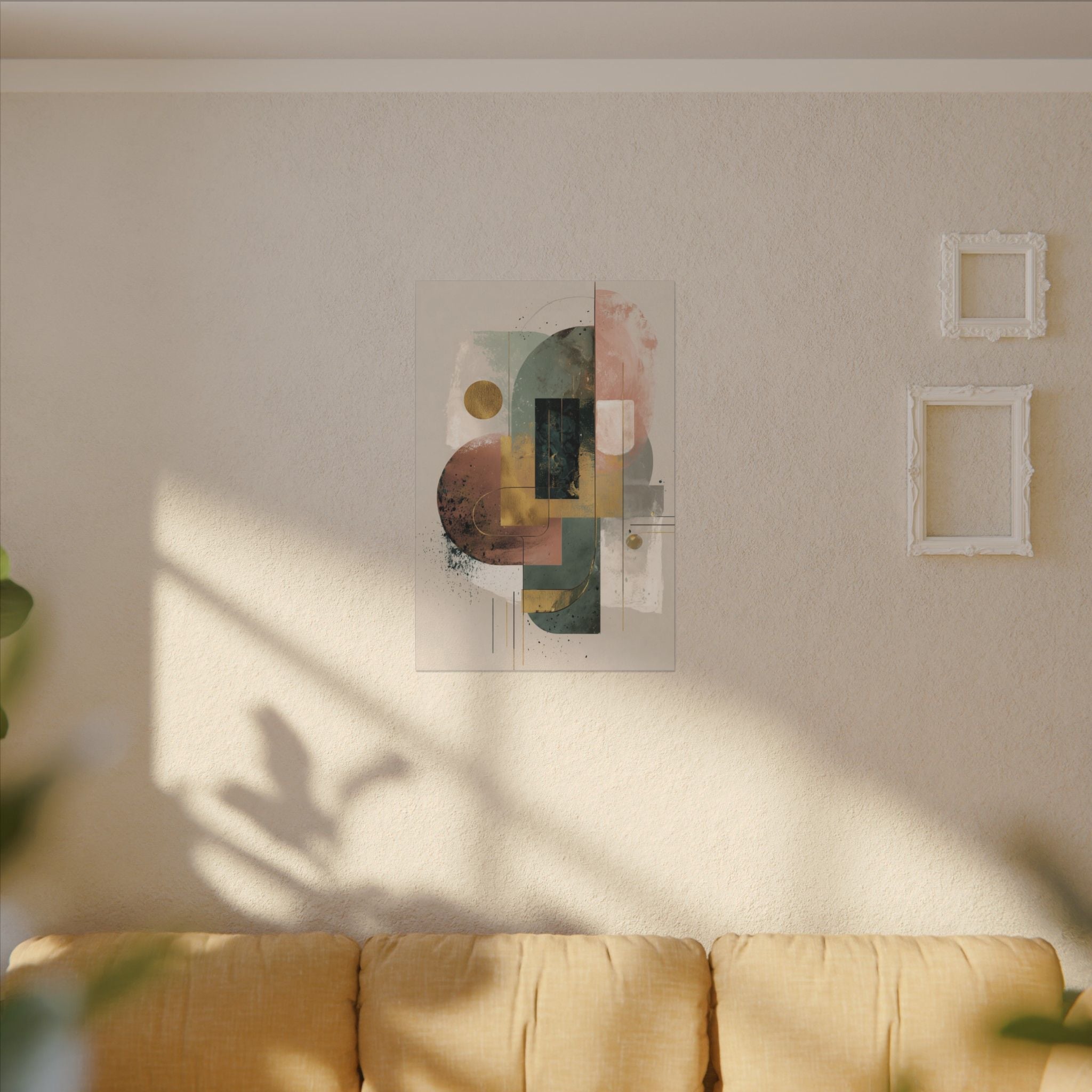 Geometric Harmony: Abstract Composition, Modernist Minimalism, Ethereal Design Layers   |   Custom Orders Accepted