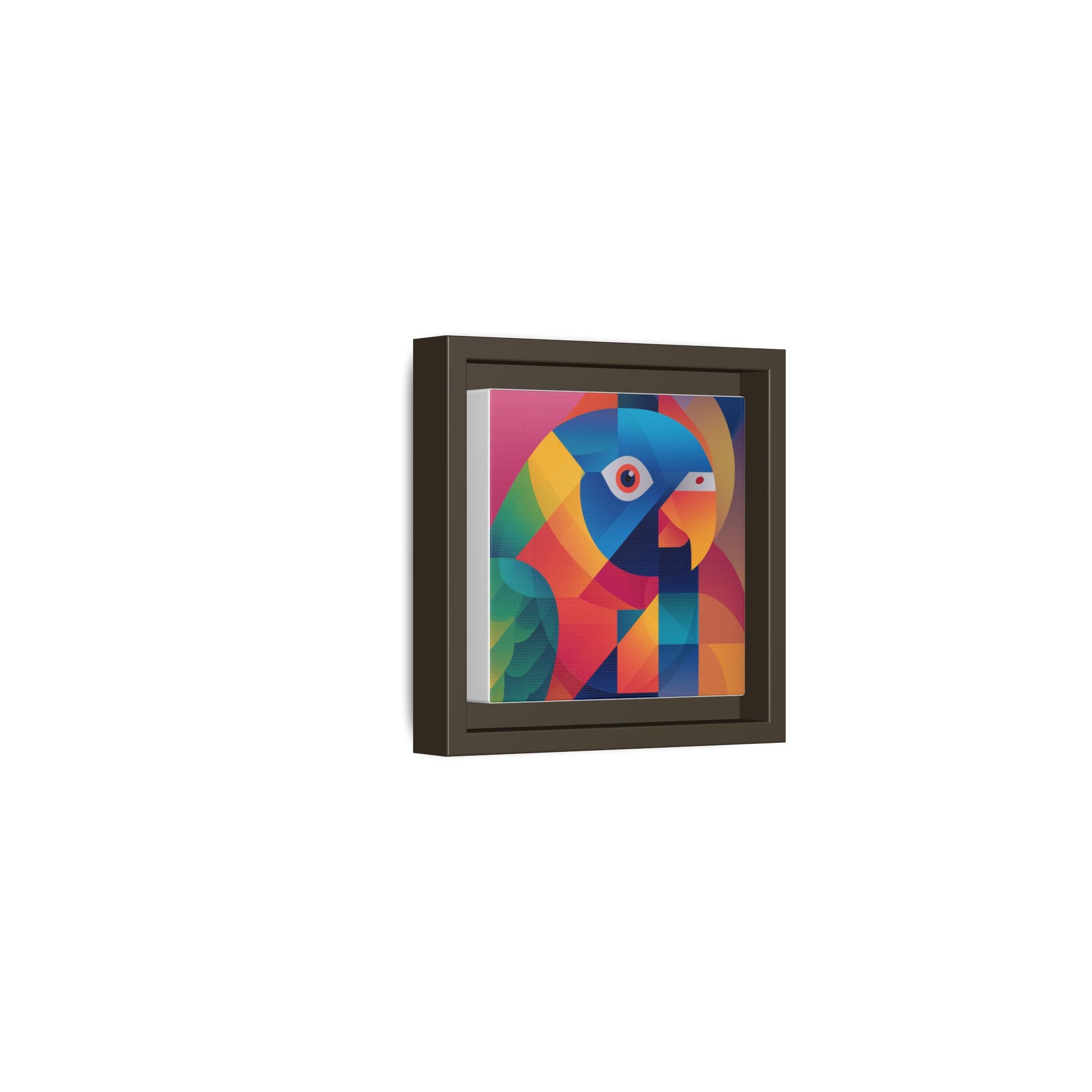 Prismatic Parrot: Cubist Deconstruction, Geometric Color Explosion   |  Personalized & Custom Orders Available