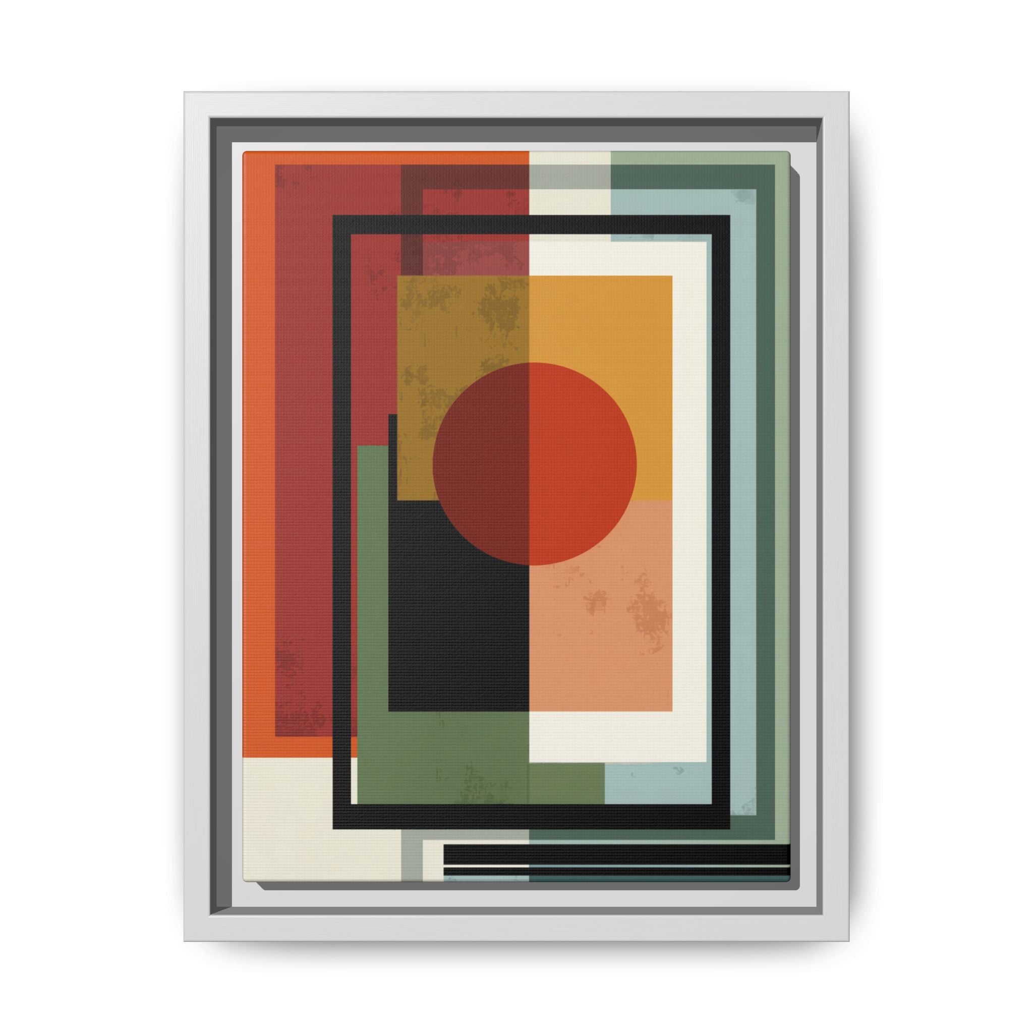 Geometric Harmonies: Mid-Century Modern Composition, Constructivist Inspiration, Abstract Rectangular Interplay   |   Custom Orders Accepted