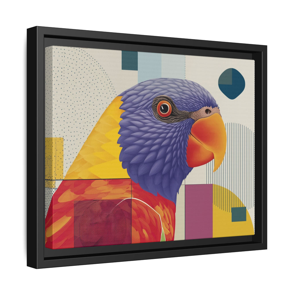 Geometric Parrot: Abstract Wildlife Art, Modern Color Block Design   |  Personalized & Custom Orders Available