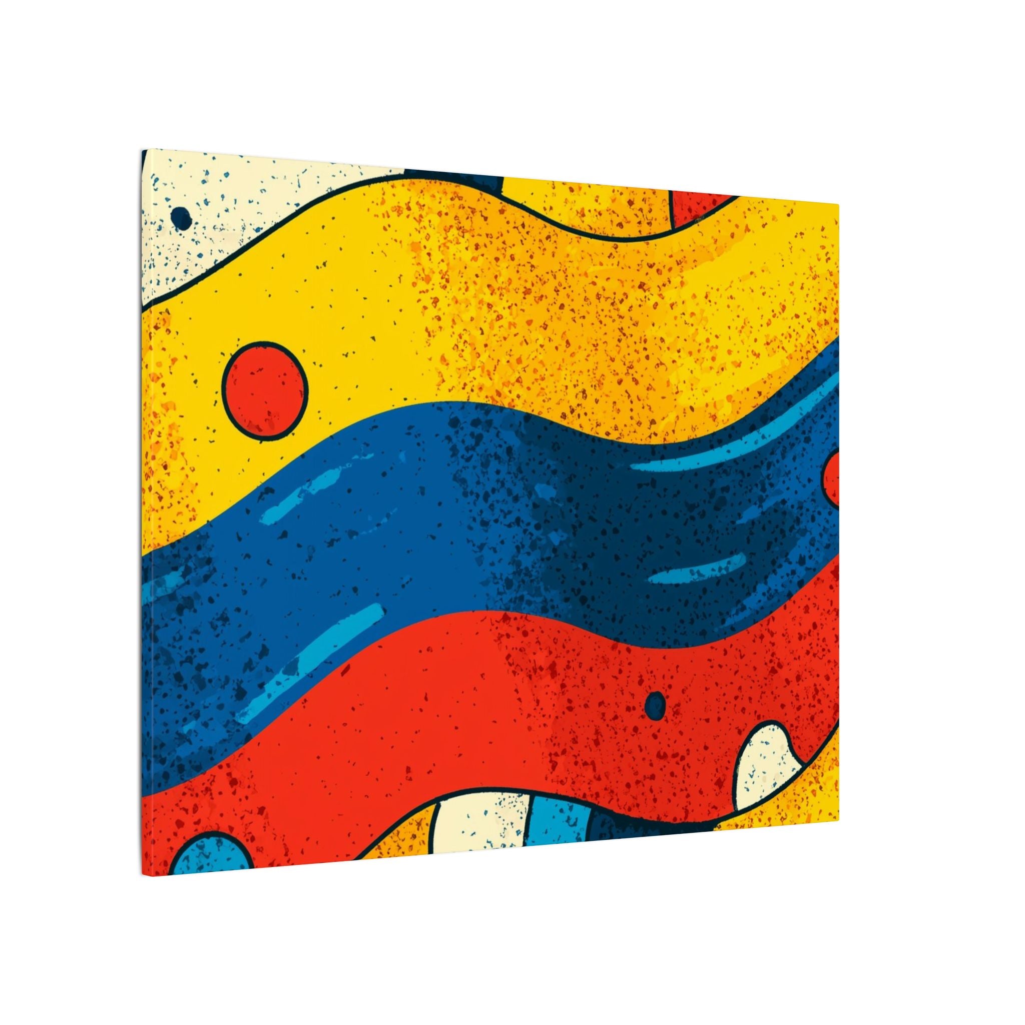 Fluid Dynamics: Retro Abstract Shapes, Mid-Century Modern Motion, Geometric Color Waves   |   Custom Orders Accepted