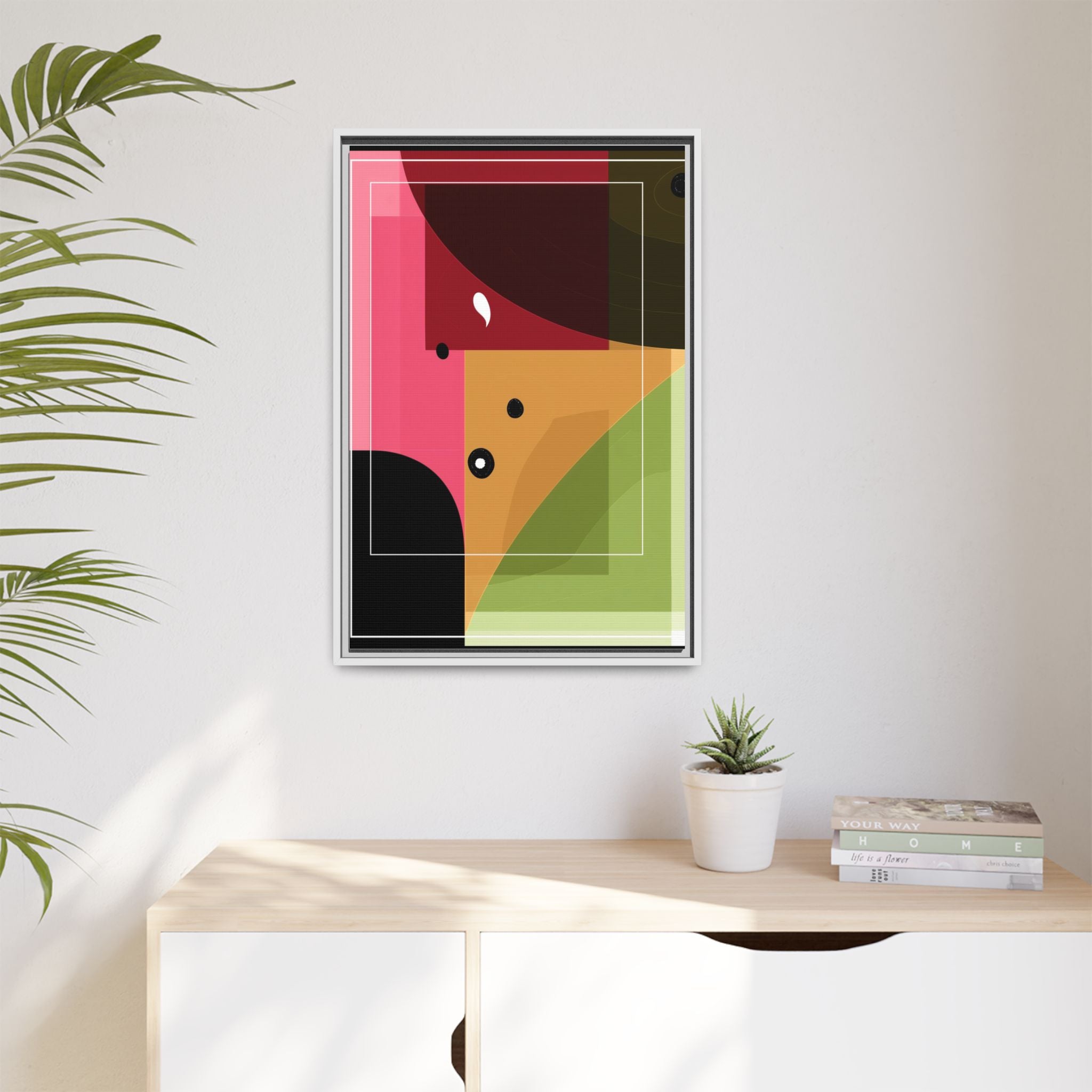 Geometric Convergence: Abstract Modernist Composition, Constructivist Color Blocking, Layered Geometric Design   |   Custom Orders Accepted