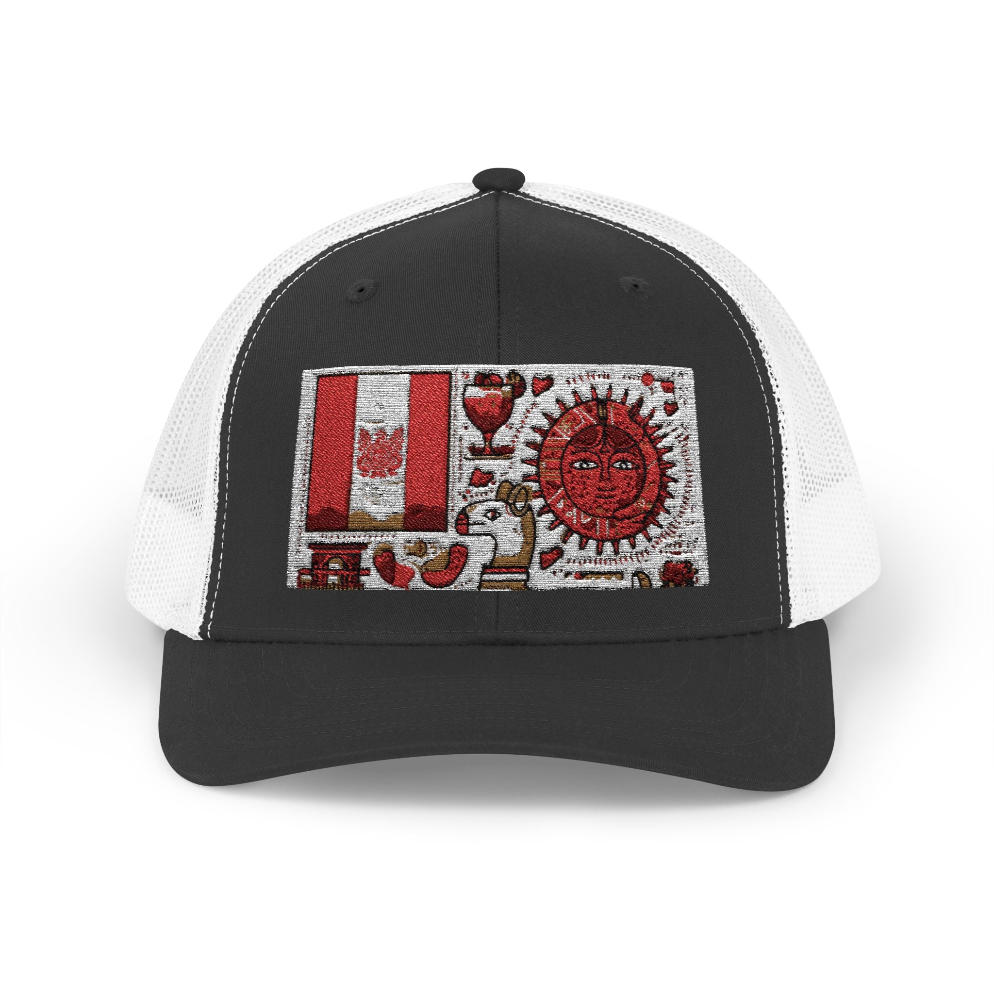 Peruvian Flag Snapback Trucker Cap, Patriotic Cap, Unique Gift for Him, Travel Accessory, Outdoor Summer Hat, Sports Headwear, Peru