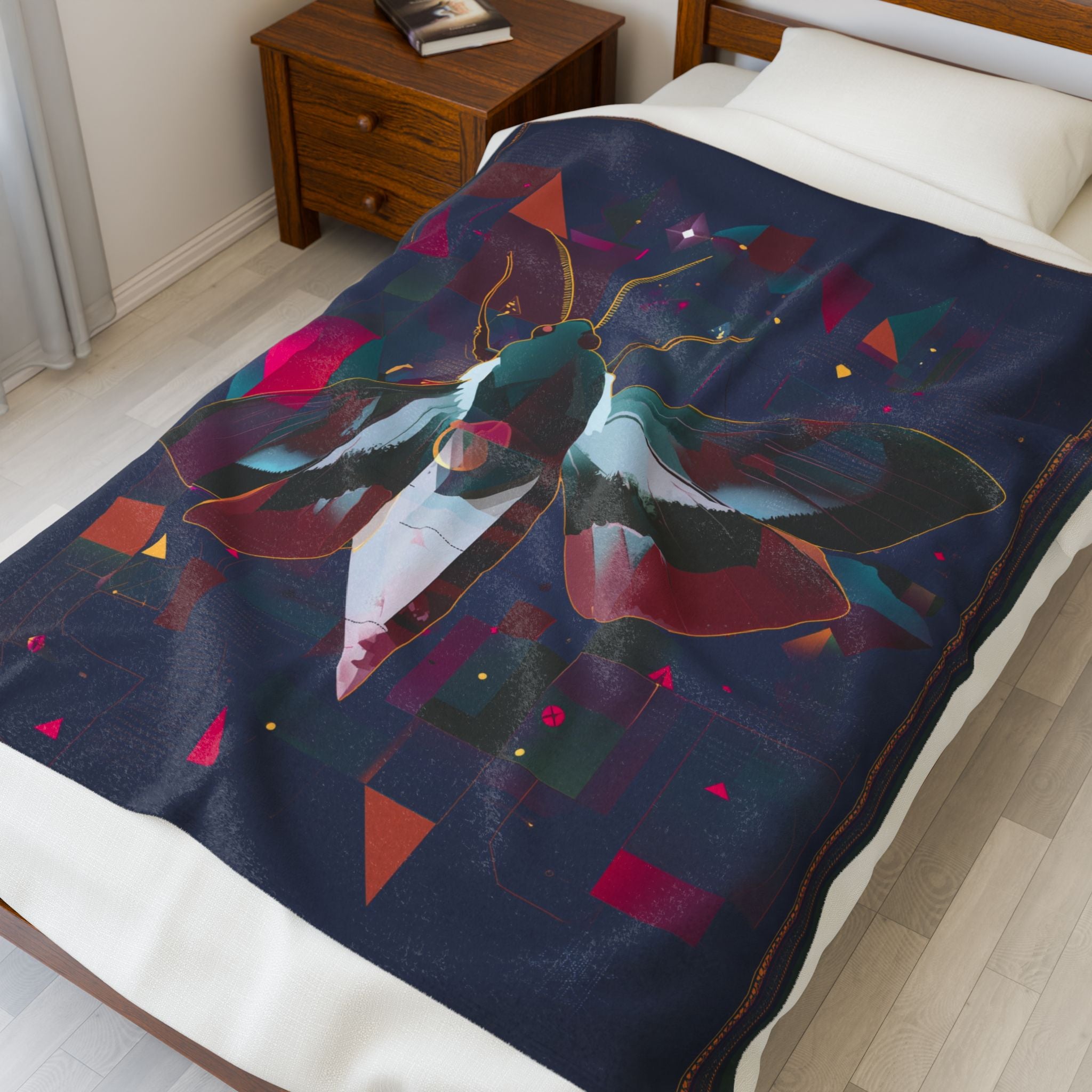 Geometric Flutter: Digital Butterfly Abstraction, Techno-Organic Design   |    Custom Orders Available