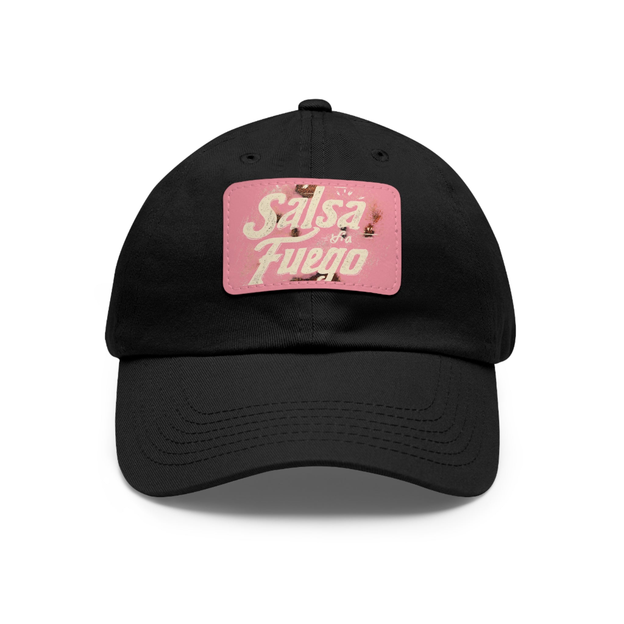 Salsa Fuego Dad Hat with Leather Patch (Rectangle)