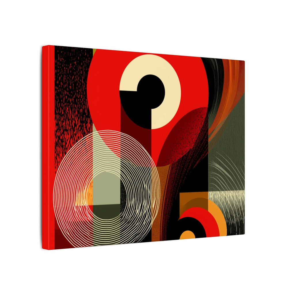 Geometric Convergence: Mid-Century Modern Abstract, Constructivist Design Principles, Bold Chromatic Composition   |   Custom Orders