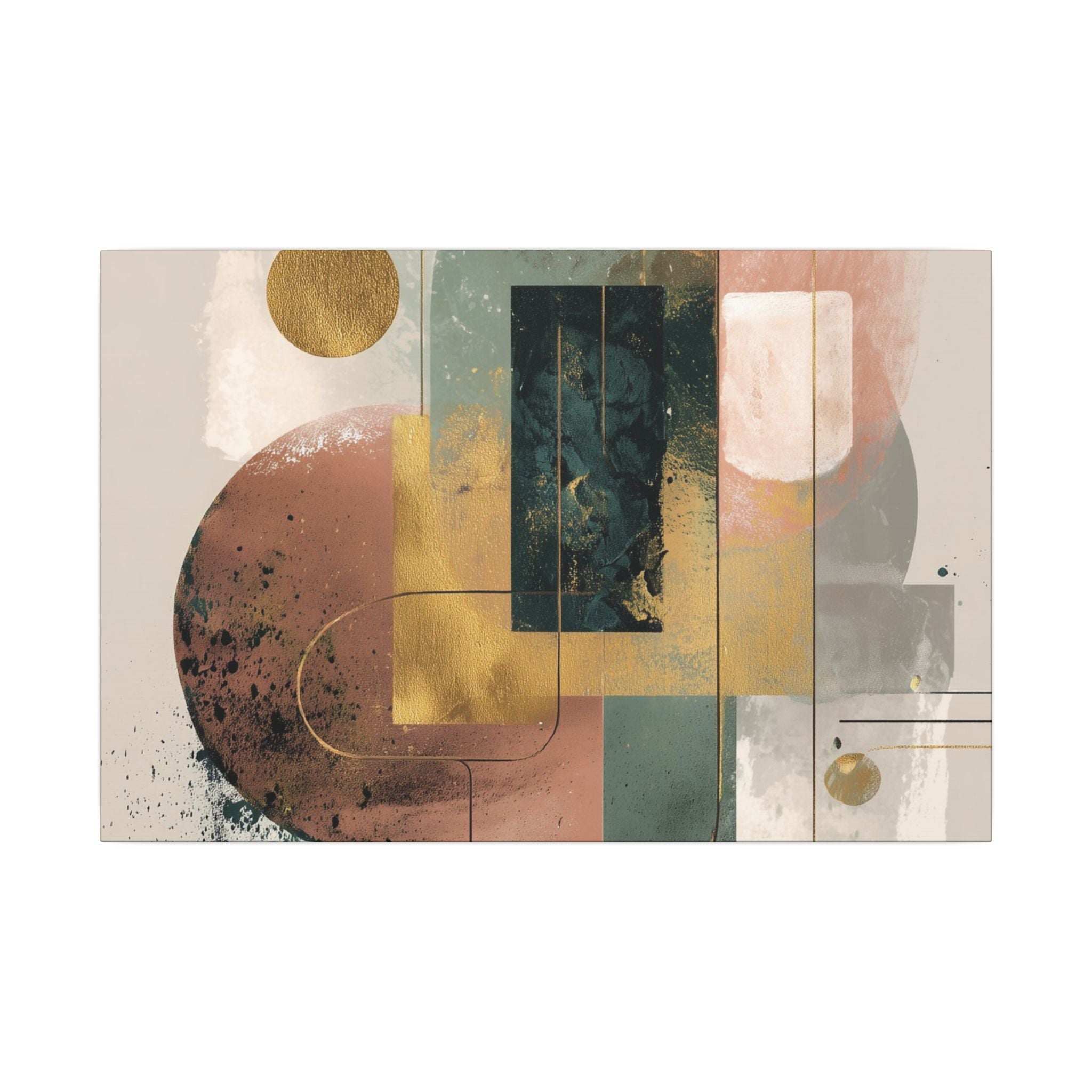 Geometric Harmony: Abstract Composition, Modernist Minimalism, Ethereal Design Layers   |   Custom Orders Accepted