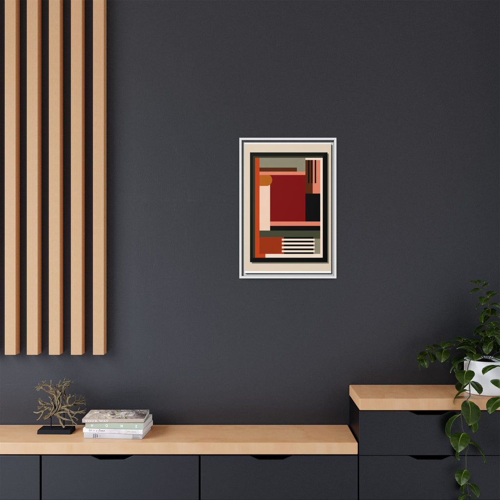Architectural Geometries: Modern Abstract Composition, Bauhaus-Inspired Design, Geometric Color Blocking   |   Custom Orders Accepted