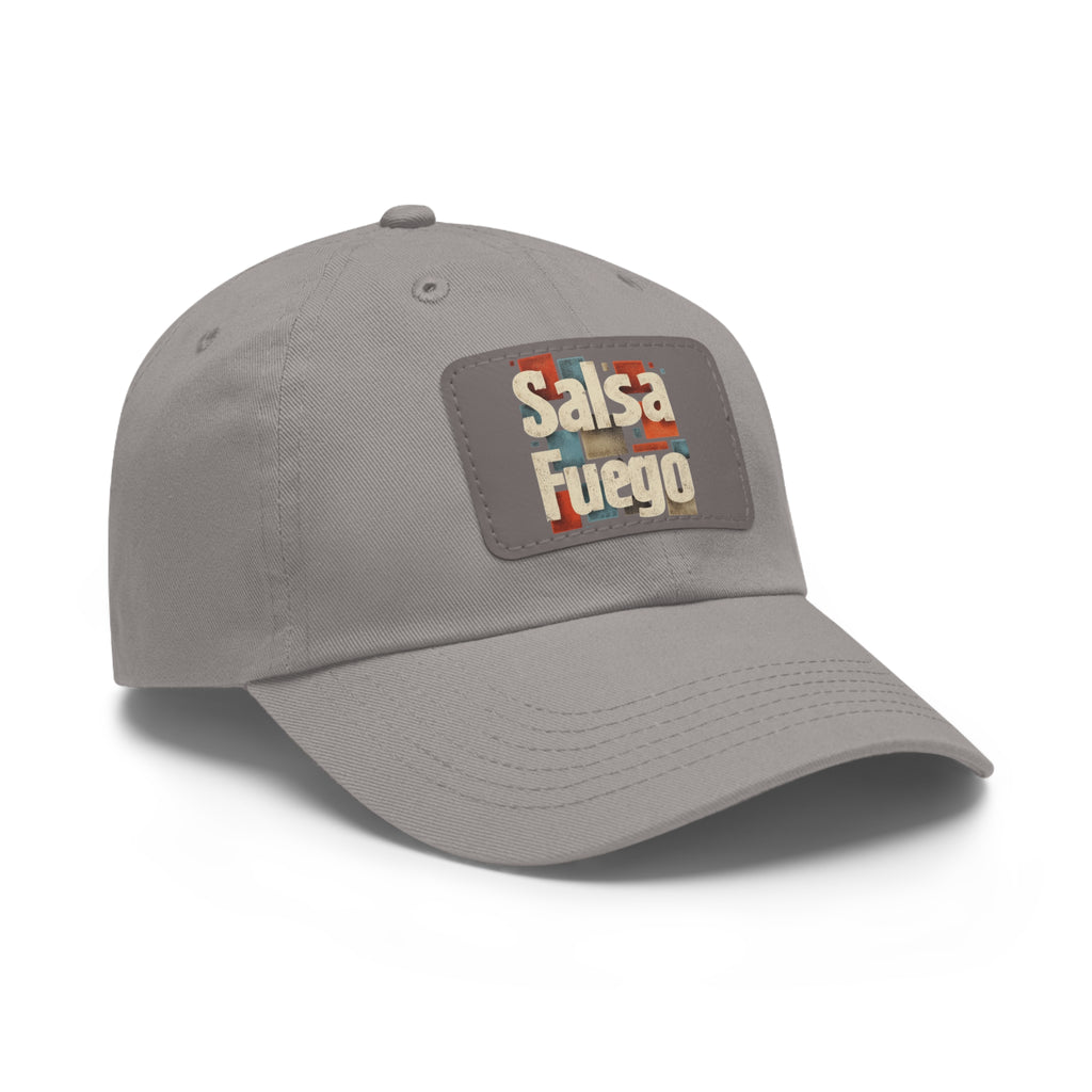 Salsa Fuego Geometric Dad Hat with Leather Patch (Rectangle)