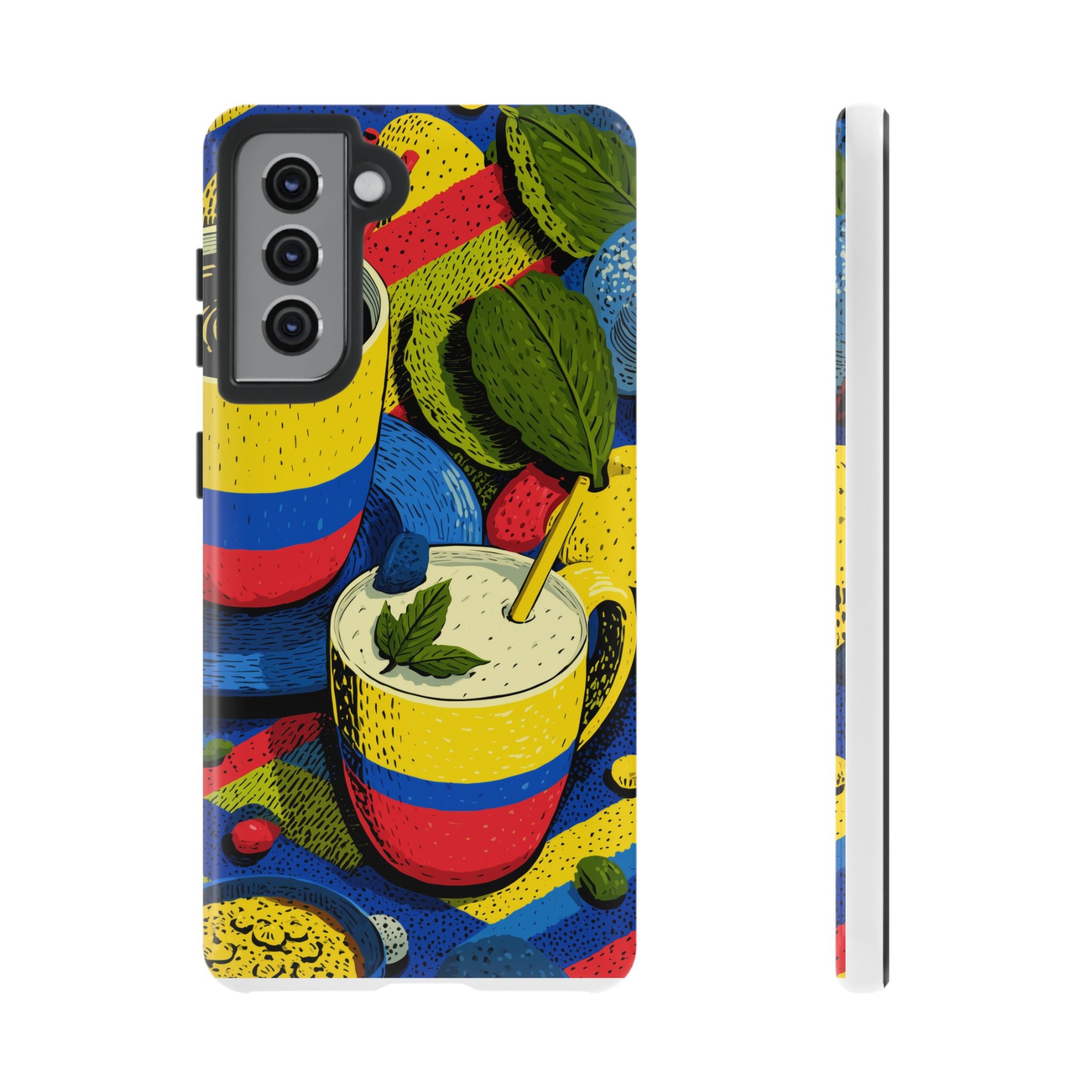 Vibrant Phone Case for Tough Cases | Colorful Colombian Art, Unique Gift, Trendy Accessory, Summer Style, Festival Must-Have