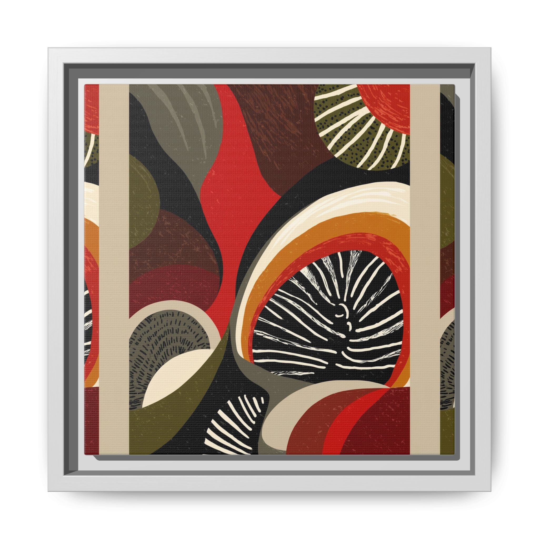 Geometric Rhythm: Abstract Composition, Mid-Century Modern Art, Radial Design Inspiration   |   Custom Orders Accepted