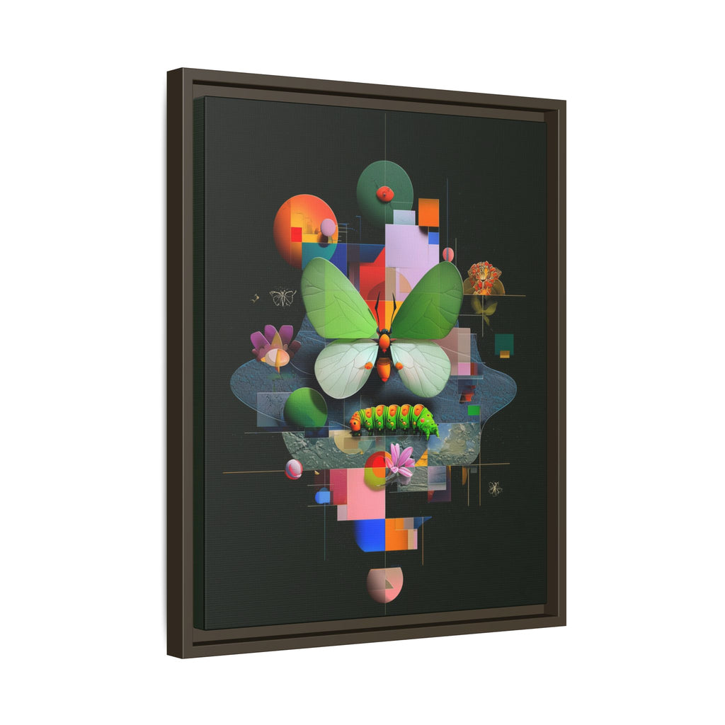 Geometric Metamorphosis: Abstract Nature Composition, Digital Cubist Butterfly Art   |    Custom Orders Available