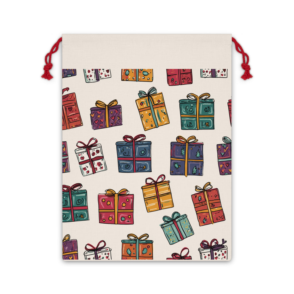 Festive Gift Bag with Holiday Design, Reusable Holiday Gift Pouch, Eco-Friendly Christmas Gift Sack, Unique Present Wrap, Cute [...]