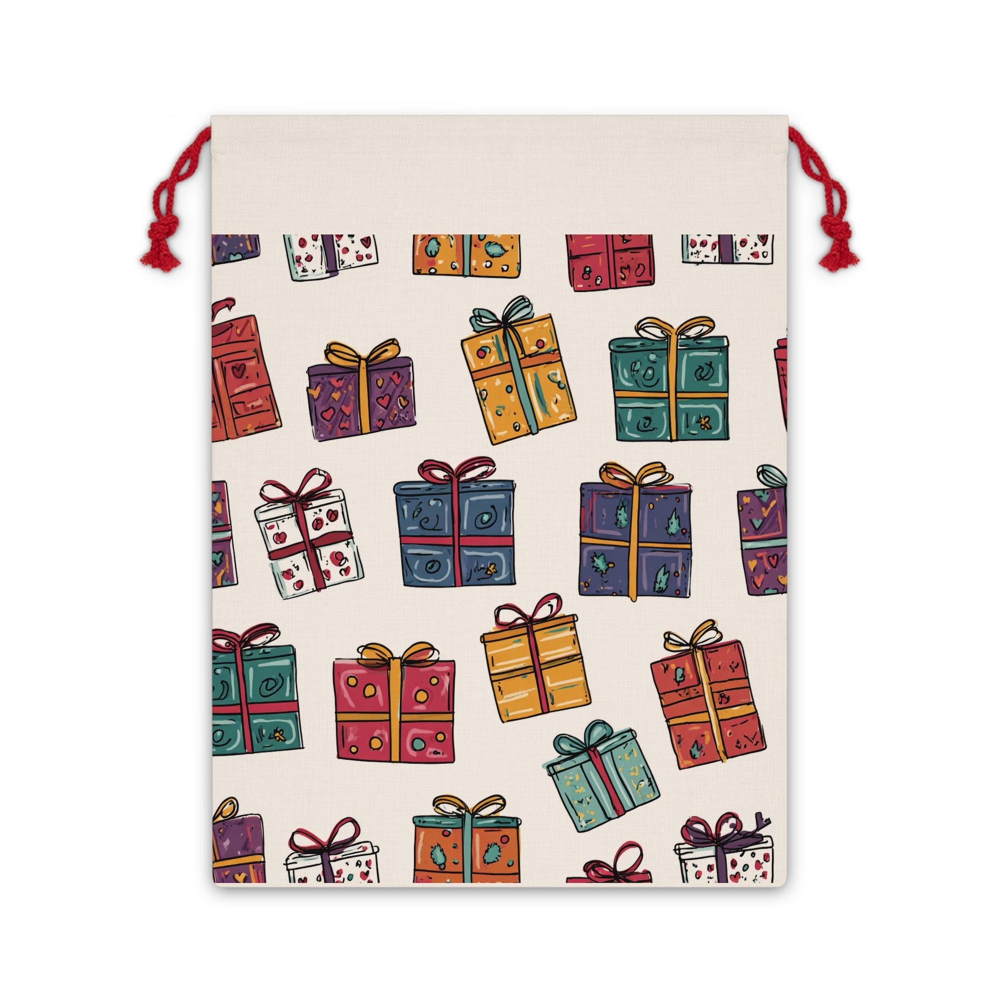 Festive Gift Bag with Holiday Design, Reusable Holiday Gift Pouch, Eco-Friendly Christmas Gift Sack, Unique Present Wrap, Cute [...]