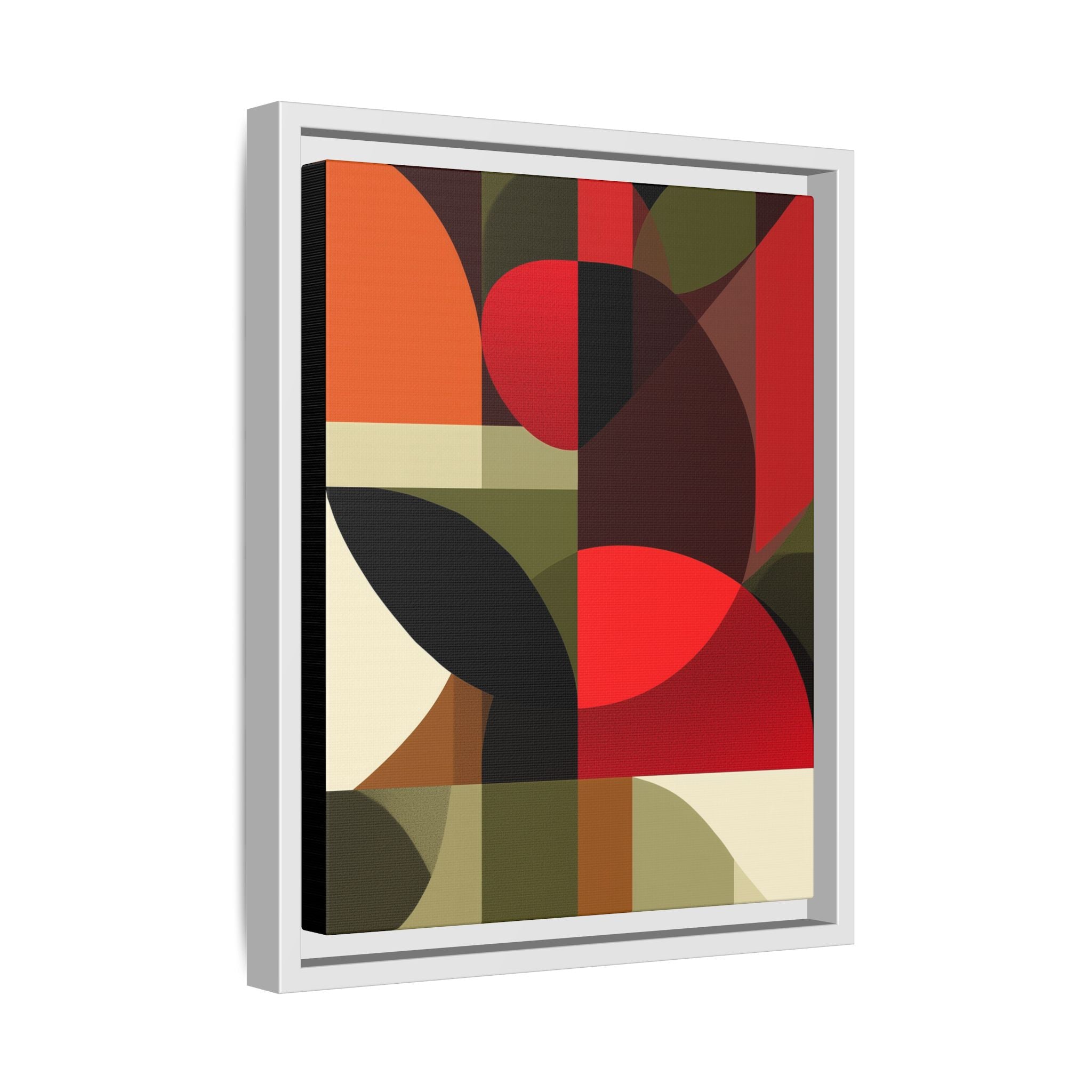 Geometric Fusion: Modern Abstract Composition, Cubist Color Blocks, Architectural Form Harmony   |   Custom Orders Accepted